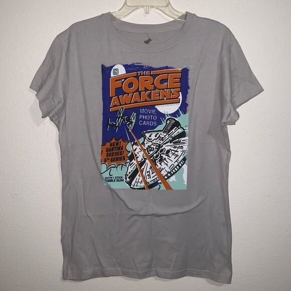 Teefury Star Wars Millennium Falcon T Shirt TFA - Picture 2 of 4